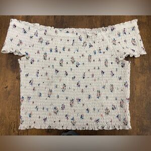 Bongo Off Shoulder Crop Top